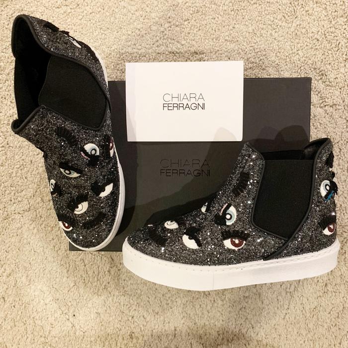 preloved - Authentic Chiara Ferragni Hi-Top Sneakers Beatles