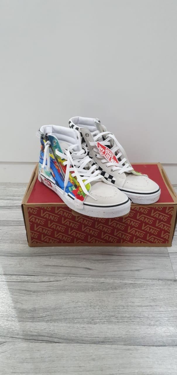 Vans Sk8 High Cut & Paste “custom” Never Too Lavish