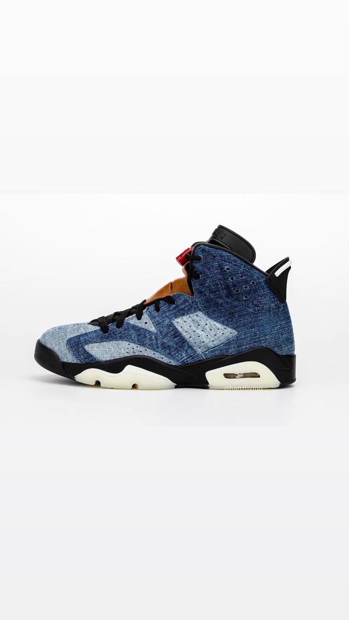 NIKE AIR JORDAN 6 VI RETRO WASHED DENIM ORIGINAL