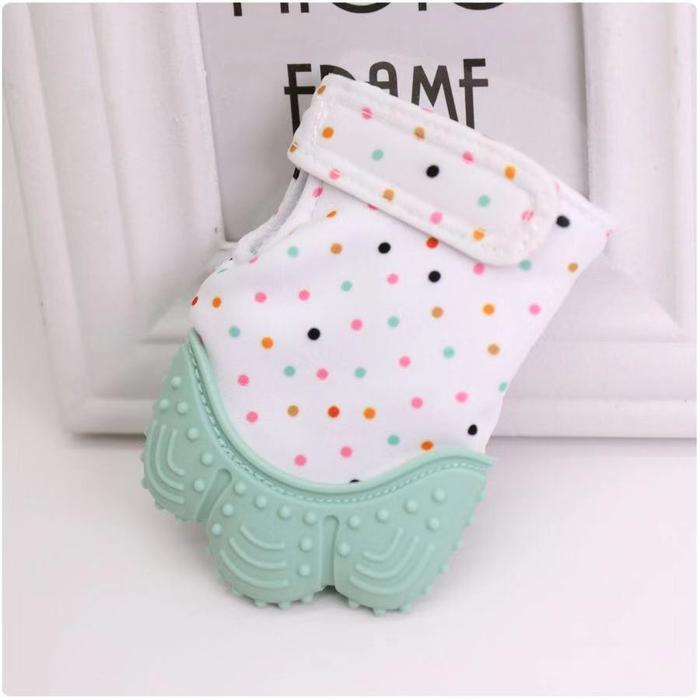 Sarung Tangan Teether Bayi | Mitten Baby Glove Teether.