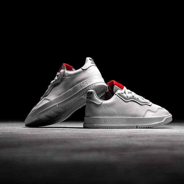 Adidas x 424 SC Premiere “Chalk/Scarlet”