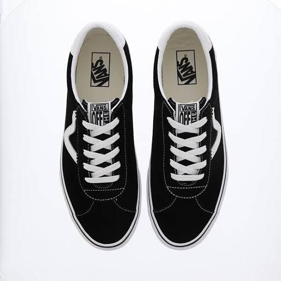 Vans Sport Suede Black White