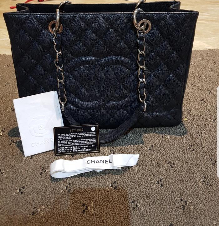 Preloved Chanel GST Caviar