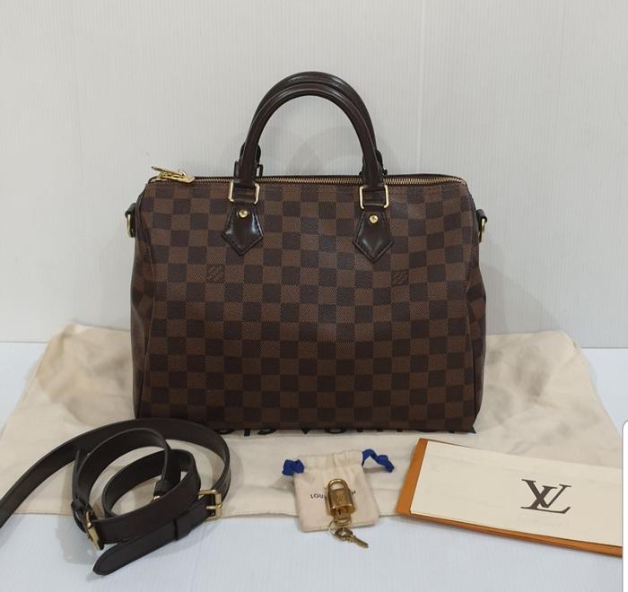 Preloved Louis vuitton bandou Damier