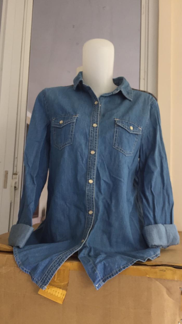 Kemeja Jeans ladies By Giordano