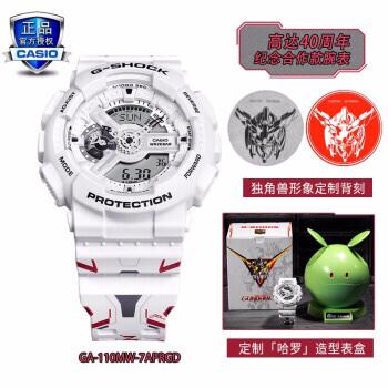 Casio Gshock Gundam 40Th Aniv GA 110MW-7APRGD RX-0 Unicorn Gundam