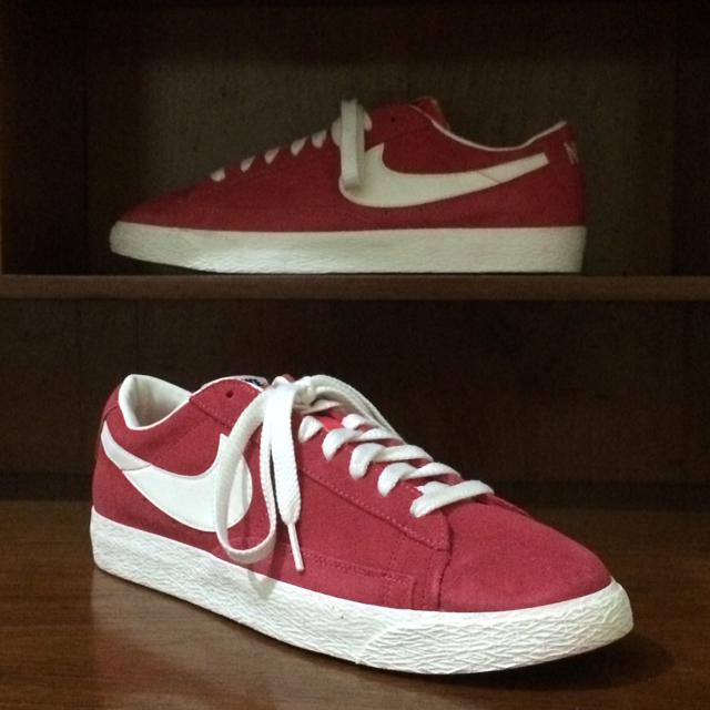 Sepatu Nike Original Nike Blazer Low PRM Vintage Suede Trainers Men