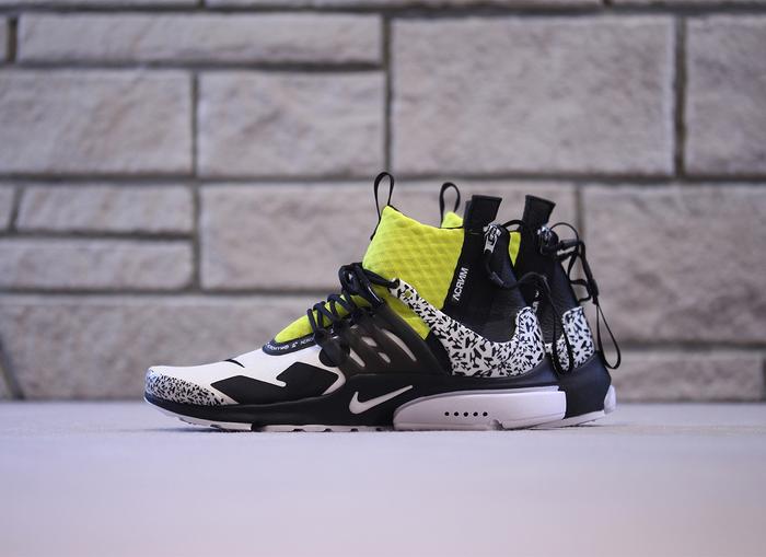 Nike Air Presto Mid Acronym “White/Yellow”