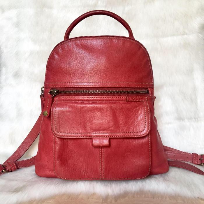 Fossil Backpack 54 Red