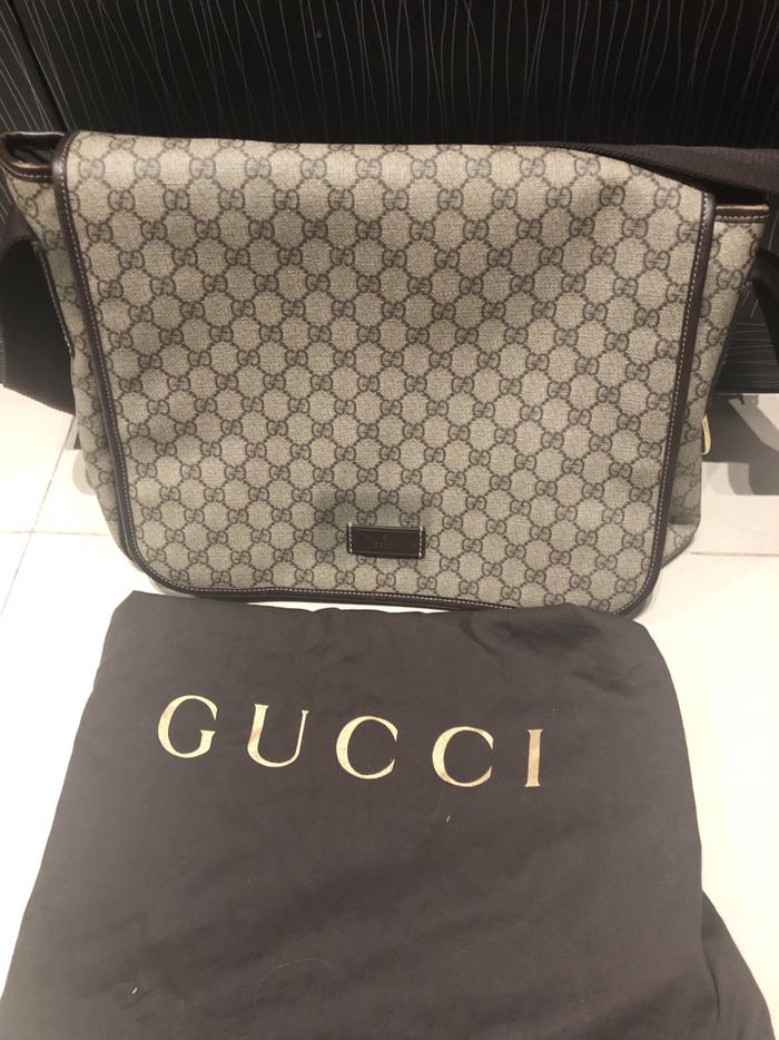 Gucci sling bag body waist messenger canvas
