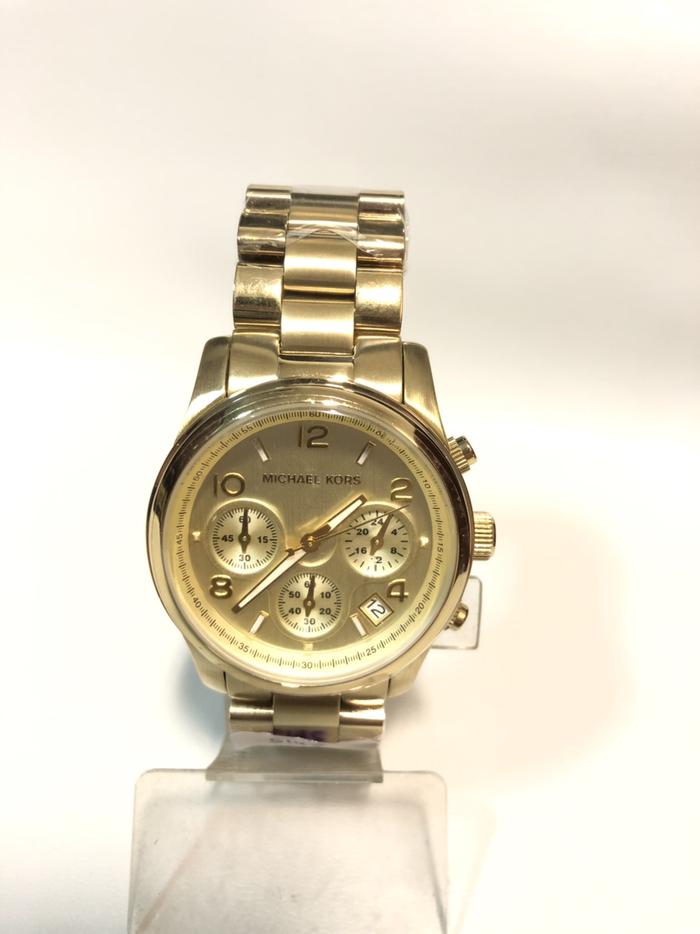 Jam Tangan Cewek Wanita Multifungsi Michael Kors MK 5055 gold