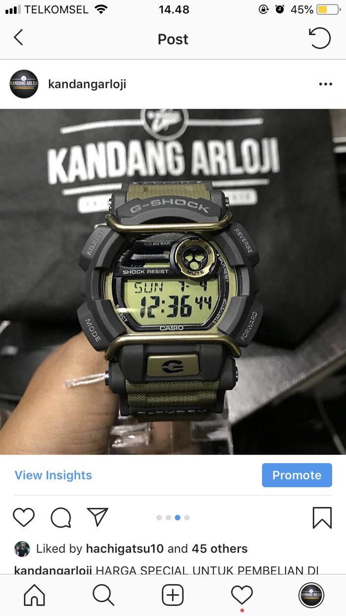 Casio GSHOCK GD400-9 GD-400-9 ORIGINAL GARANSII RESMI