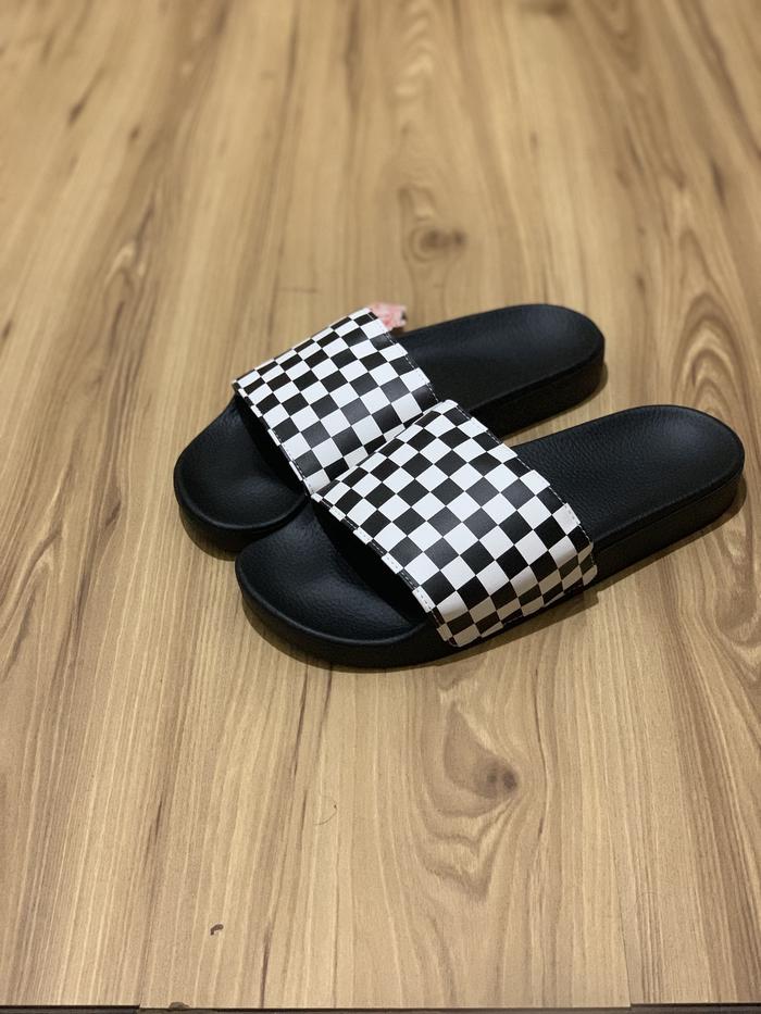 Vans Sandal Black Chekerboard