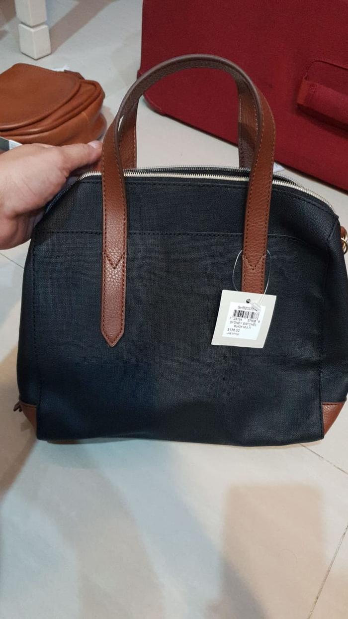 Sydney satchel black multi
