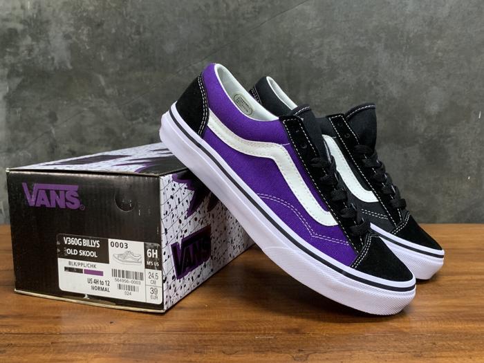 VANS V36OG BILLYS EXCLUSIVE JAPAN PURPLE BLACK CHECKER ORIGINAL