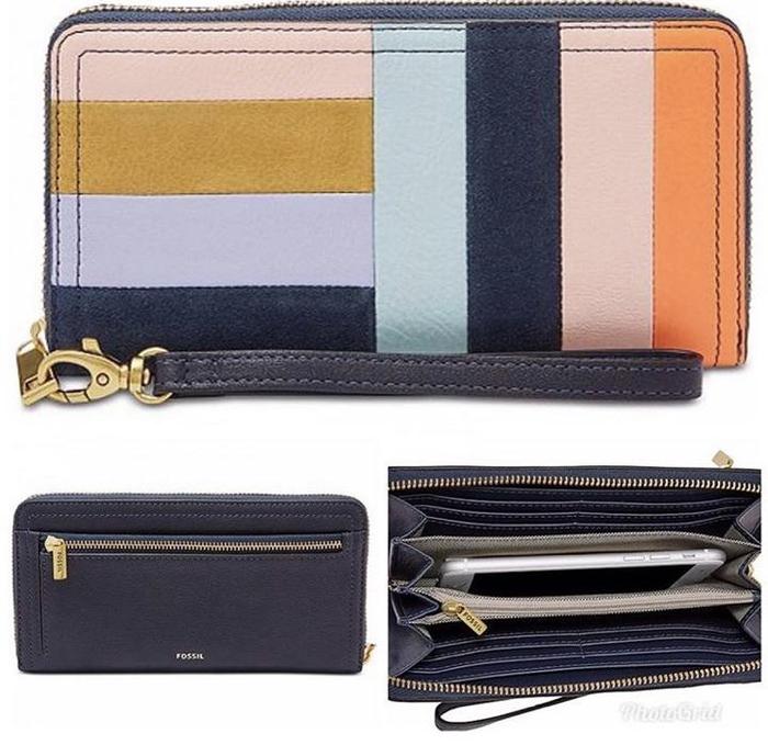 Fossil logan stripe logan wallet
