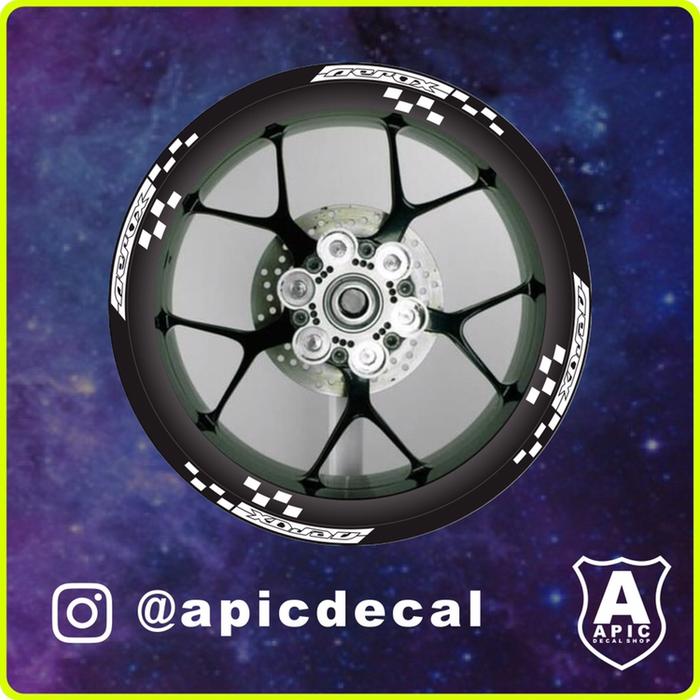 Sticker Velg Aerox 155