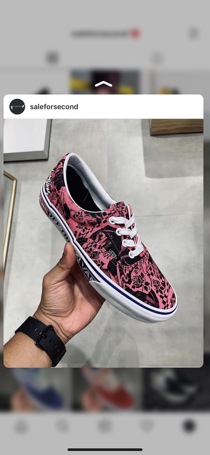 Vans era lady print pink/bw/gr