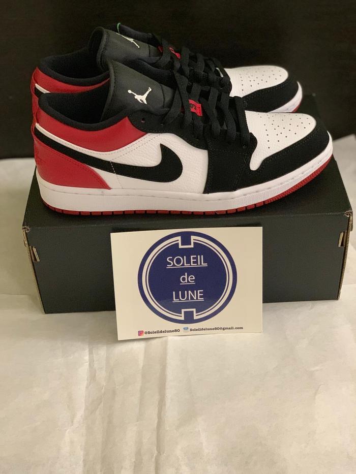 Nike Jordan 1 low black toe
