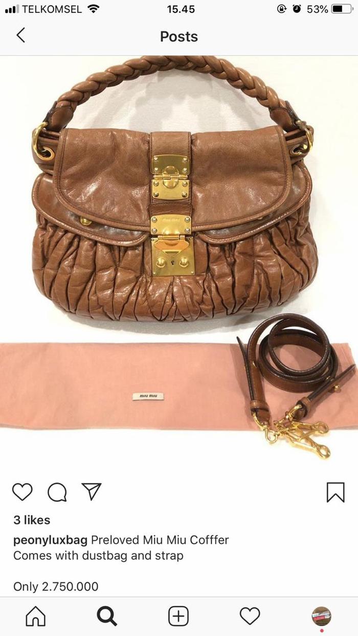 Preloved Miu Miu Coffer