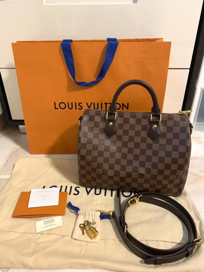 Preloved Louis Vuitton Bandou 30 damier 2019