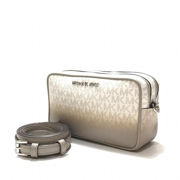 MK Connie Small Camera Bag (Bright White Multi)