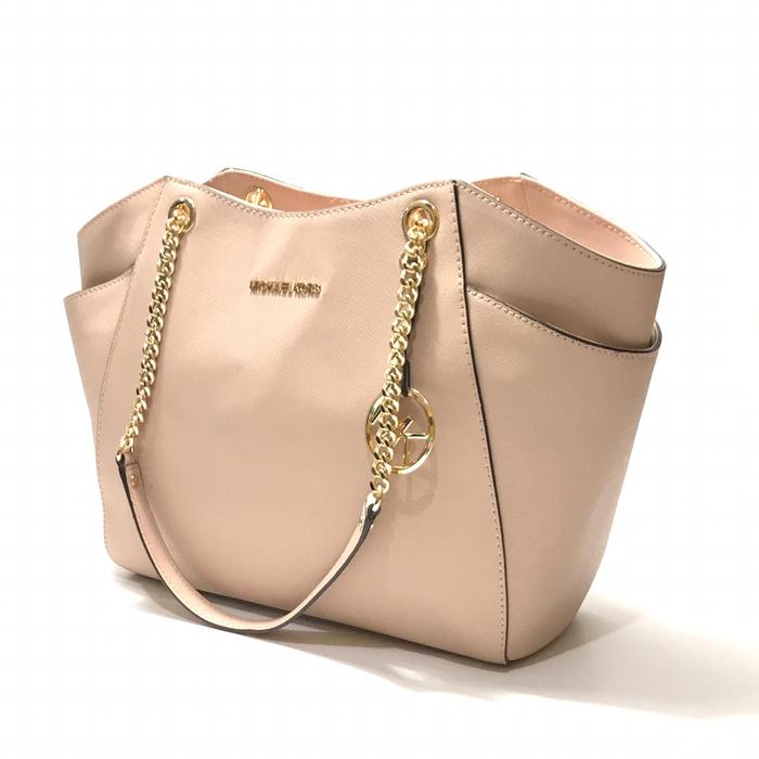 MK Jet Set Travel Large Chain Shoulder Tote (Ballet)