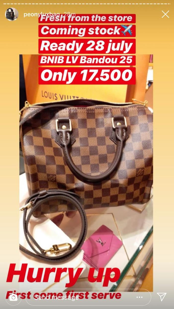 Pelunasan lv bandou 25 damier