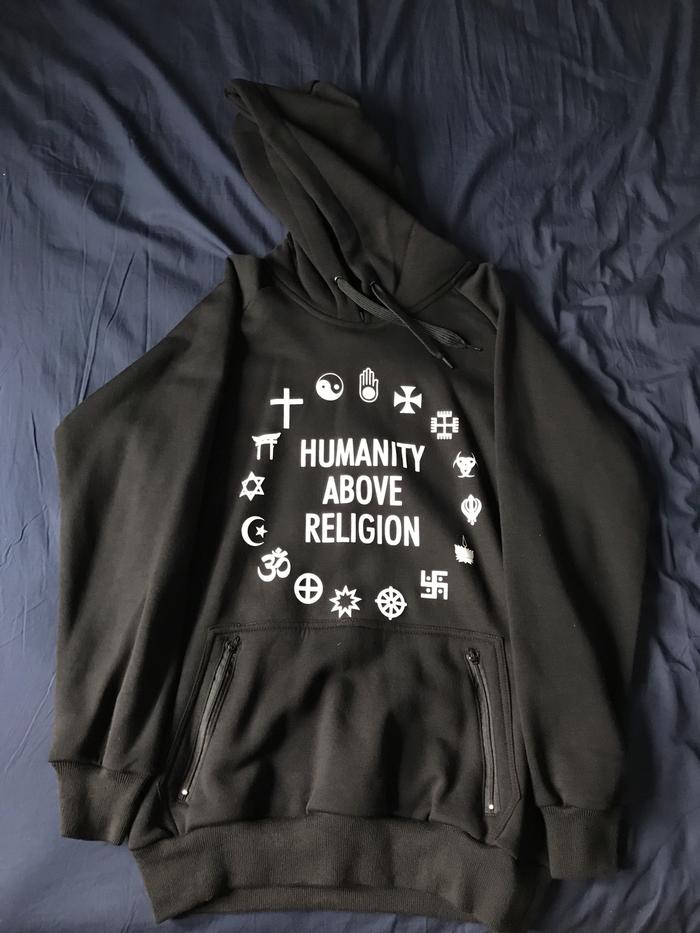 Jaket/Hoodie Humanity Above Religion - Our Sins Clothes