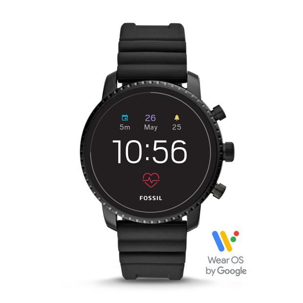 Fossil gen 4 rubber black digital watch