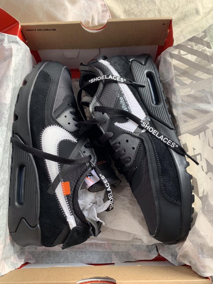 Nike airmax 1 X offwhite black