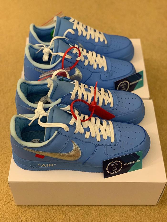 Air force 1 low off white university blue ( AF1)
