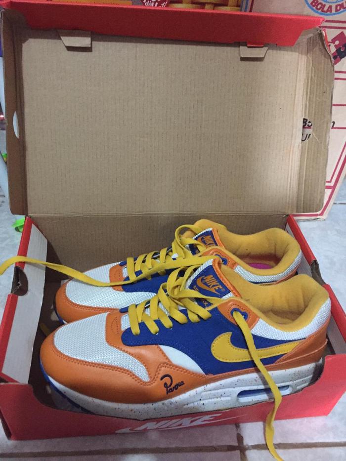 nike airmax orange royalblue 100% mirror