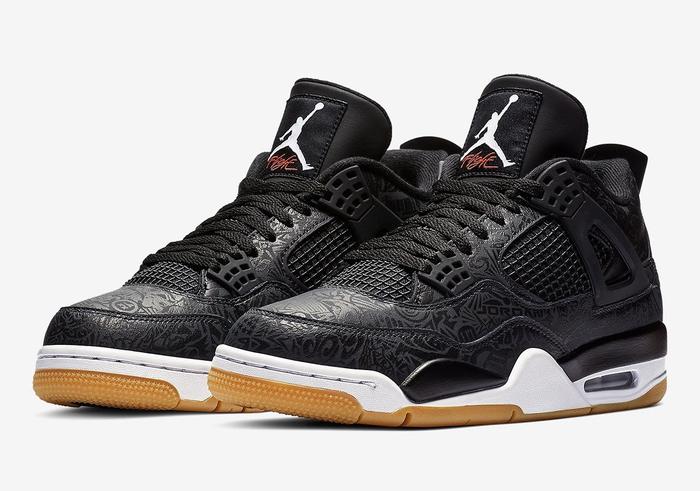 PO Air Jordan 4 "Laser Black Gum"