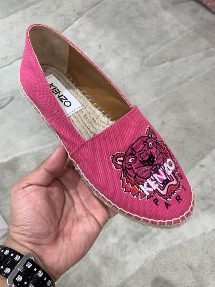 Sepatu kenzo espadrilles pink women