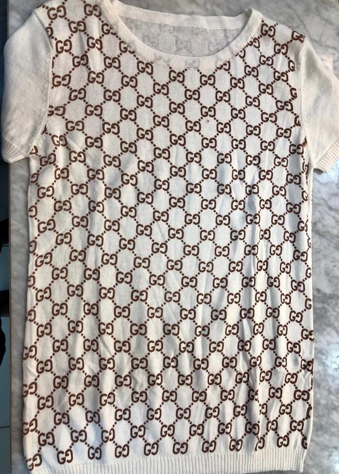 Cardigan Knit Motif Gucci