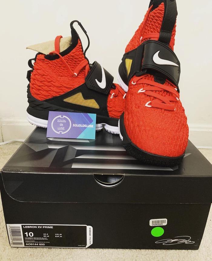 Nike Lebron XV RED DIAMOND TURF