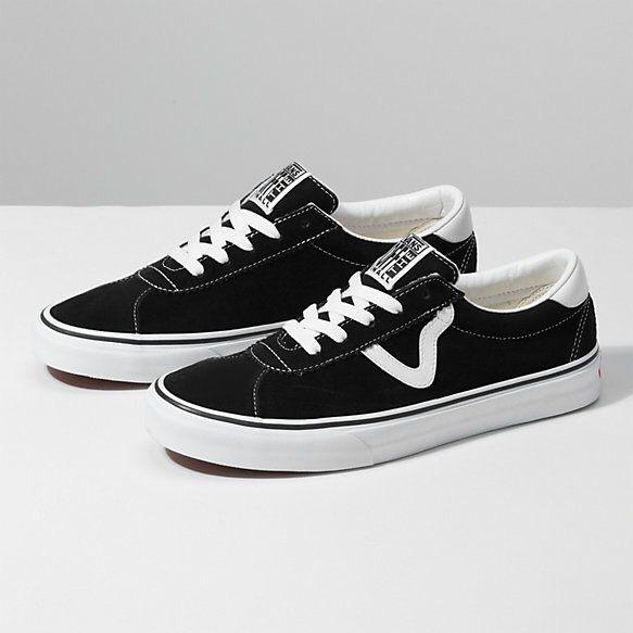 VANS SUEDE EPOCH CLASSIC SPORT BLACK WHITE ORIGINAL