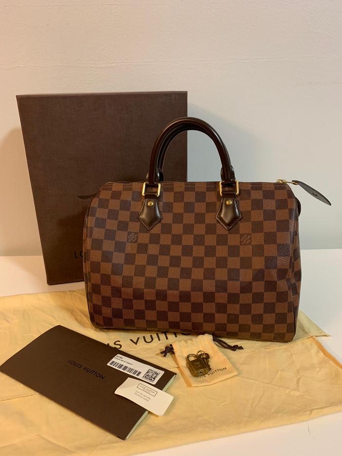 Preloved LV Speedy30 Damier 2015