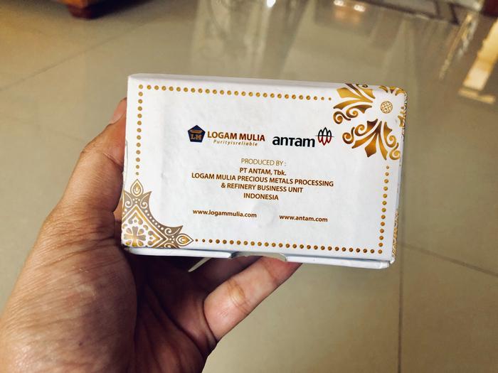 Box Logam Mulia Antam Model Batik