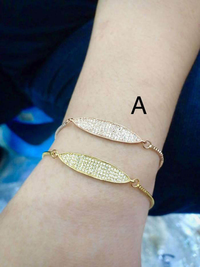 Gelang wanita serut gelang serut titanium gelang titanium