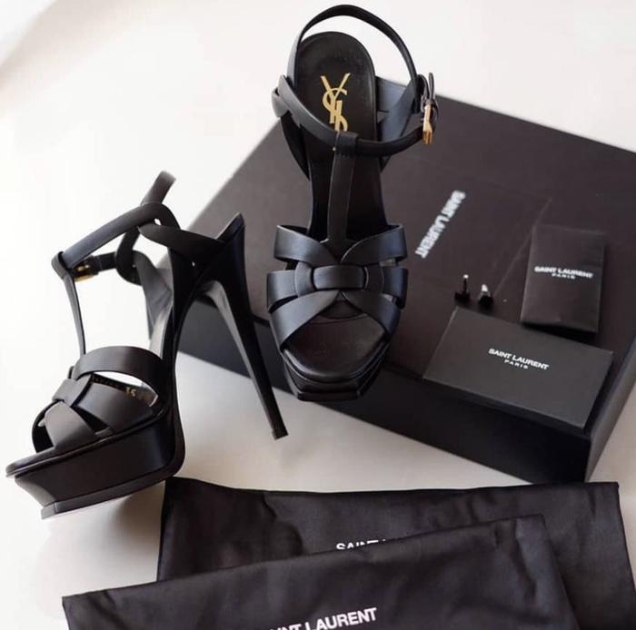 Ysl tribute 14cm calf heels