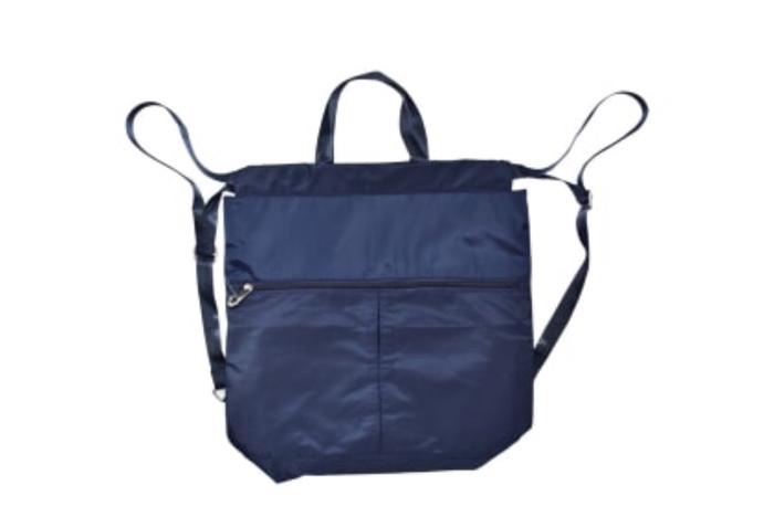 Tas Serut Nylon - Biru