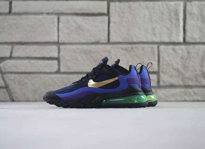 Nike Air Max 270 React (Heavy Metal) “Hyper Blue/Deep”