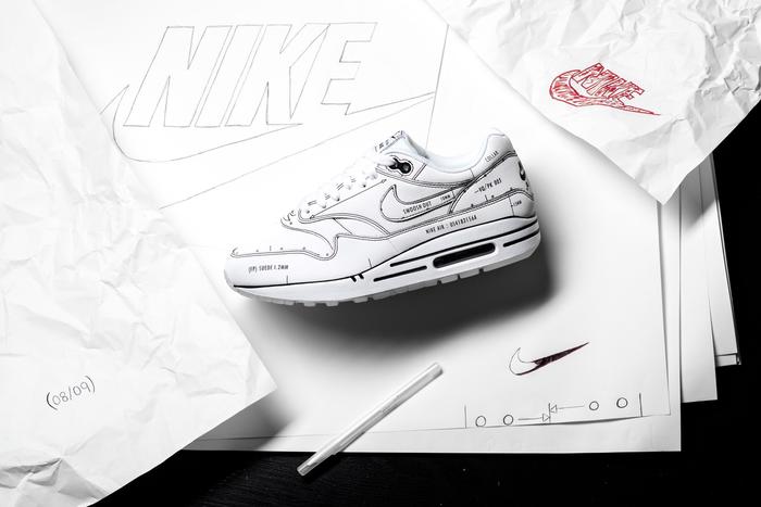 Nike Air Max 1 Sketch To Shelf “White”