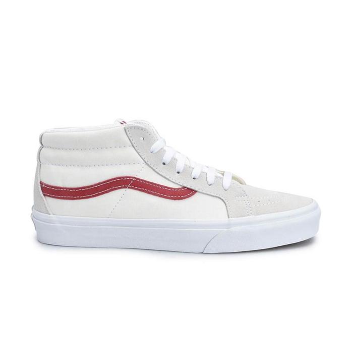 VANS SK8 MID REISSUE MARSHMALLOW RACING RED ORIGINAL