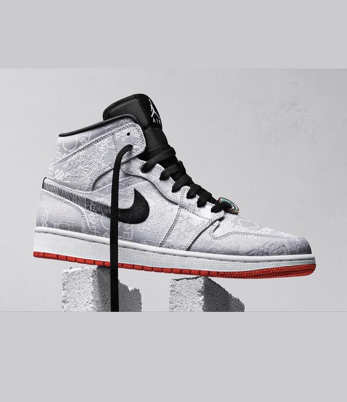 CLOT x AIR JORDAN 1 MID SE FEARLESS EDISON CHEN ORIGINAL