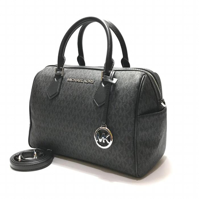MK Bedford Large Duffle Satchel (Black)