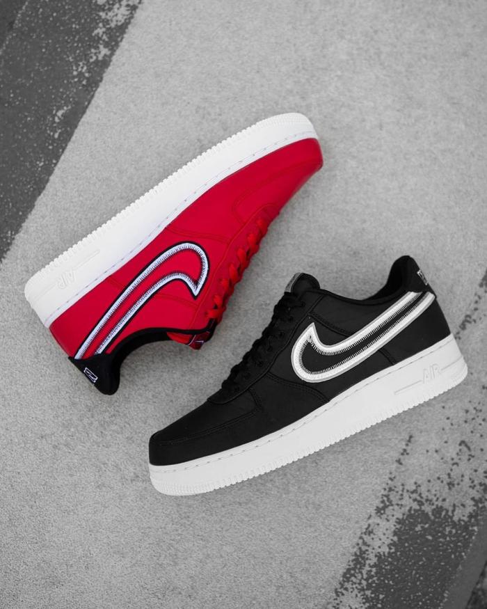 Nike Air Force 1 NBA “Black & Red”