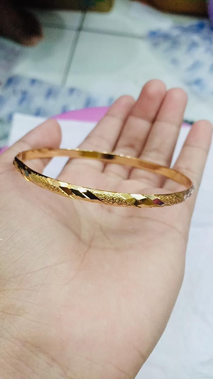 Gelang tangan wanita lapis emas // replika emas // gelang tangan